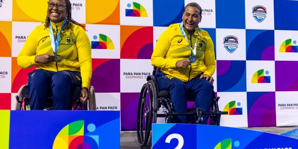 parapan-pacifico-de-natacao:-brasil-estreia-com-medalhas-e-recorde