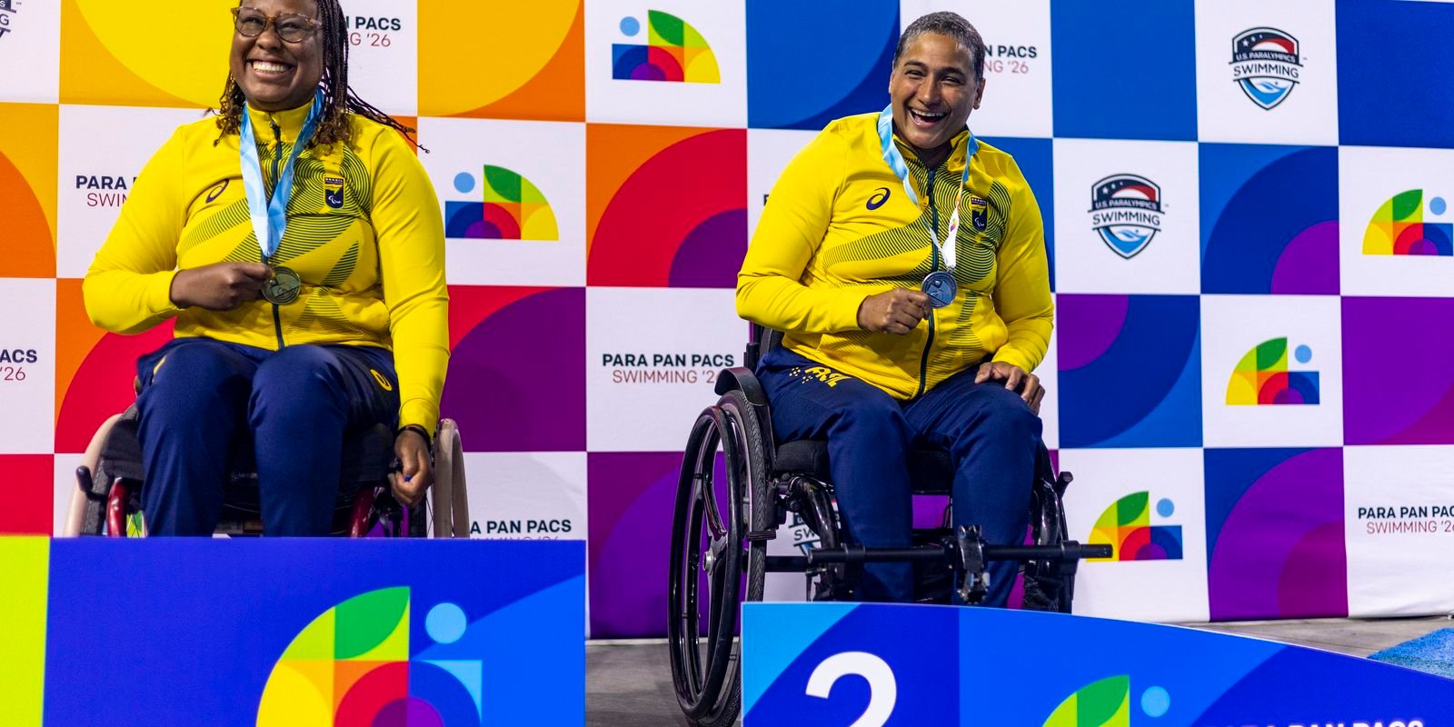 parapan-pacifico-de-natacao:-brasil-estreia-com-medalhas-e-recorde
